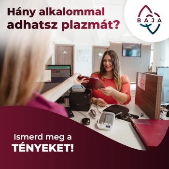 Hány alkalommal adhatsz plazmát?