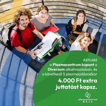 Tanuló vagy? Szerezz 4.000 Ft extra juttatást alkalmanként a Diverzummal!