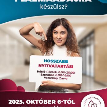 2025. október 6-tól hosszabb nyitvatartás!