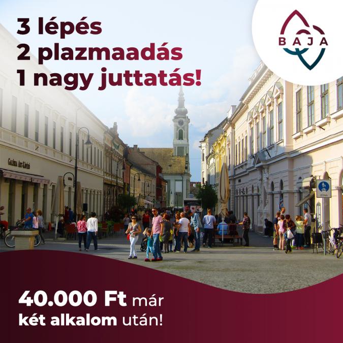 3 lépés, 2 plazmaadás, 1 nagy juttatás