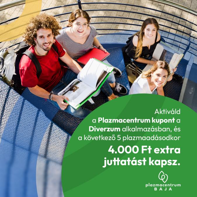 Tanuló vagy? Szerezz 4.000 Ft extra juttatást alkalmanként a Diverzummal!